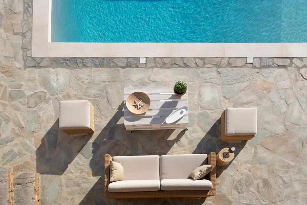Luxury Cycladic Villa-Enjoy Infinity Pool Sunsets Koundouros Exterior foto