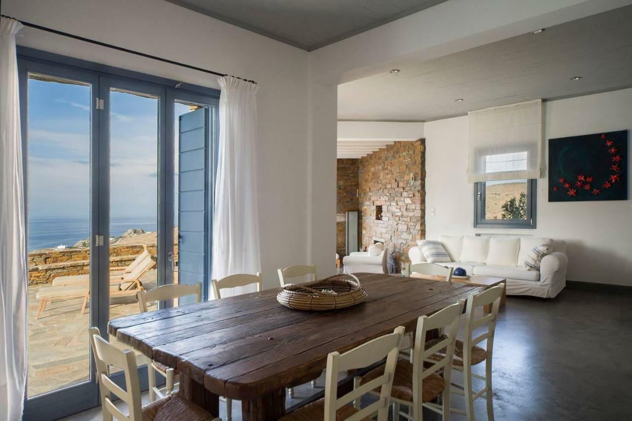 Luxury Cycladic Villa-Enjoy Infinity Pool Sunsets Koundouros Exterior foto