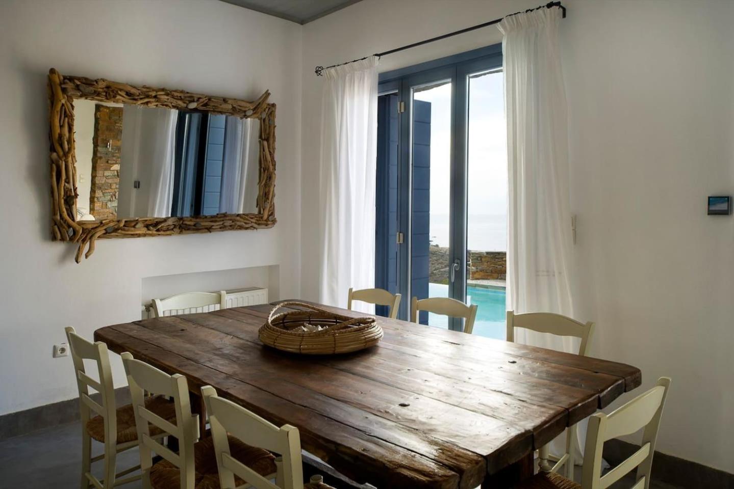 Luxury Cycladic Villa-Enjoy Infinity Pool Sunsets Koundouros Exterior foto